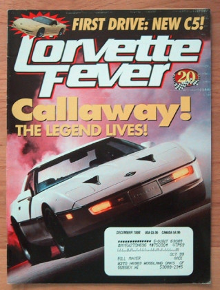 CORVETTE FEVER 1998 DEC - M. THOMPSON, CALLAWAY